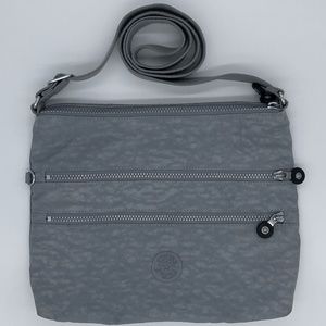 Kipling Alvar Crossbody Bag HP 4061-464 NWOT Light Gray